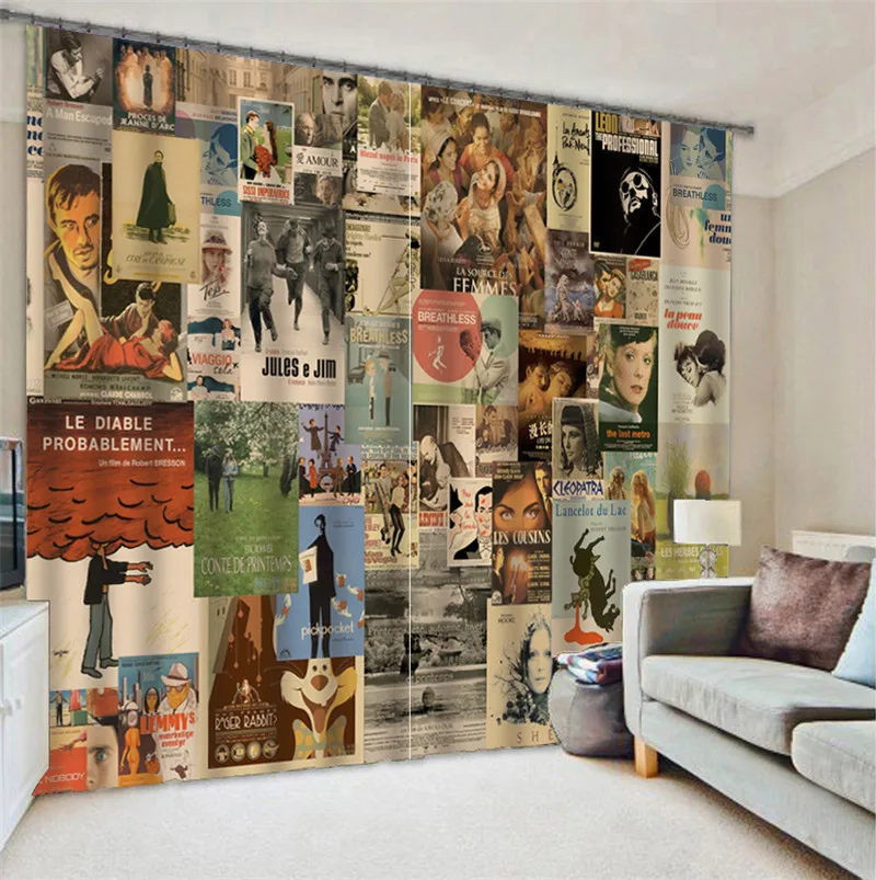 Curtain Blackout 3D Window Curtain For Living Room Bedroom Customized size Drapes Cortina Rideaux Various posters Cushions cover
Curtain Blackout 3D Window Curtain For Living Room Bedroom Customized size Drapes Cortina Rideaux Various posters Cushions cover