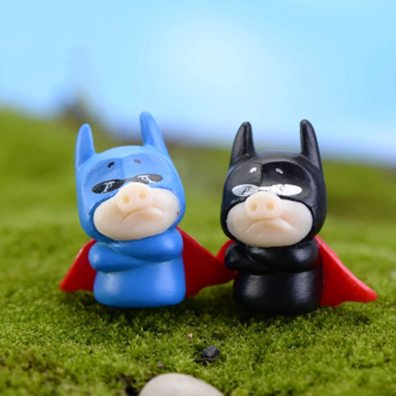 ZOCDOU 2 Pieces Flight Fly Pig Batman Superman Hero Police Model USA RU Cartoon Small Statue Figurine Crafts Figure DIY Ornament
ZOCDOU 2 Pieces Flight Fly Pig Batman Superman Hero Police Model USA RU Cartoon Small Statue Figurine Crafts Figure DIY Ornament