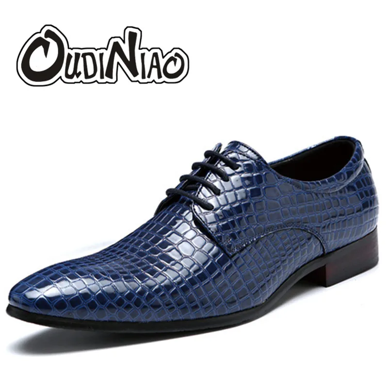 OUDINIAO Mens Shoes Casual Large Sizes Lace Up Big Size Casual Dress Shoes Men Alligator Luxury Solid Black Men's Shoes 2018
OUDINIAO Mens Shoes Casual Large Sizes Lace Up Big Size Casual Dress Shoes Men Alligator Luxury Solid Black Men's Shoes 2018