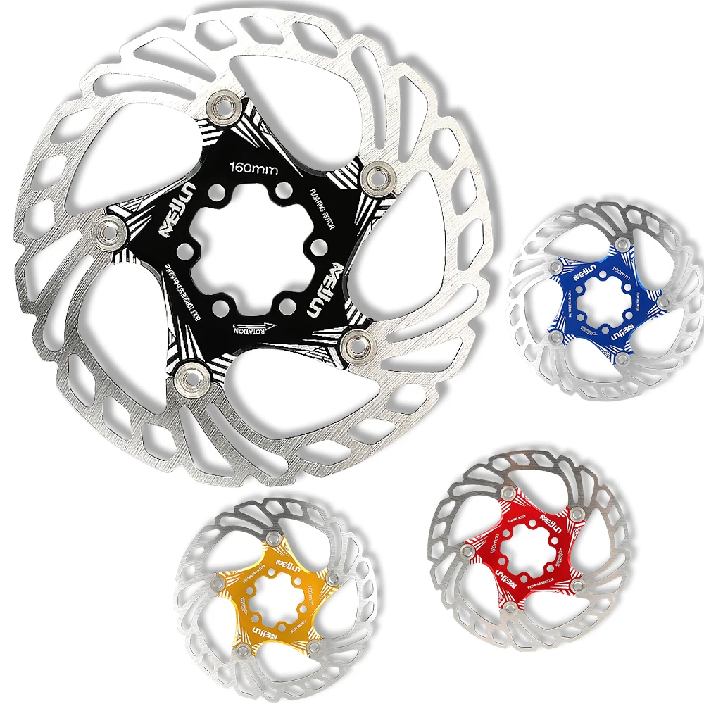 MEIJUN Mountain Bike MTB Disc Brake Rotor 6/7 Inches 160mm 180mm 5 Holes Floating Disc Brake Rotor With T25 Screws
MEIJUN Mountain Bike MTB Disc Brake Rotor 6/7 Inches 160mm 180mm 5 Holes Floating Disc Brake Rotor With T25 Screws