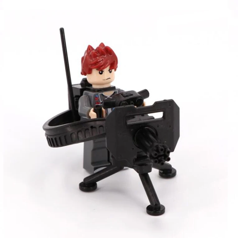 1/2/4 Pcs Gatling Heavy Machine Guns Military Weapons Soldiers City MOC Bricks Building Block Toys For Children X184
1/2/4 Pcs Gatling Heavy Machine Guns Military Weapons Soldiers City MOC Bricks Building Block Toys For Children X184