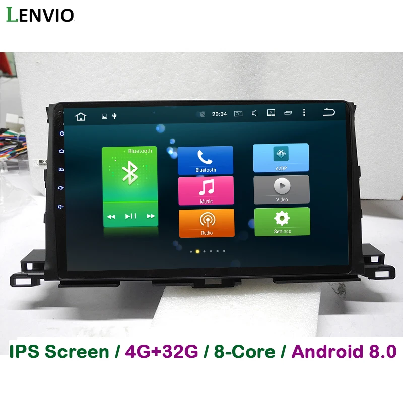 Lenvio IPS 4GB RAM 32GB ROM Octa Core Android 8.0 Car DVD Player For Toyota Highlander 2015 2016 Radio GPS Navigation multimedia
Lenvio IPS 4GB RAM 32GB ROM Octa Core Android 8.0 Car DVD Player For Toyota Highlander 2015 2016 Radio GPS Navigation multimedia
