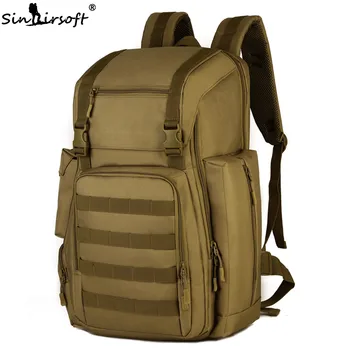 

SINAIRSOFT Military Tactical Backpack Waterproof 40L Nylon 17 inches tablet Rucksack Molle System Shoes bag for travel LY2020