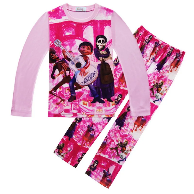 2018 Autumn Girls Pajamas Spring Long Sleeve Cute COCO Toddler Clothes Kids T Shirts Pijamas Set Sleepwear Children Nightgown
2018 Autumn Girls Pajamas Spring Long Sleeve Cute COCO Toddler Clothes Kids T Shirts Pijamas Set Sleepwear Children Nightgown
