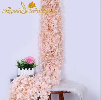 6PCS 2Meters Long Hydrangea silk flowers vine fake rattan home wedding decoration hanging flower string artificial flowers
6PCS 2Meters Long Hydrangea silk flowers vine fake rattan home wedding decoration hanging flower string artificial flowers