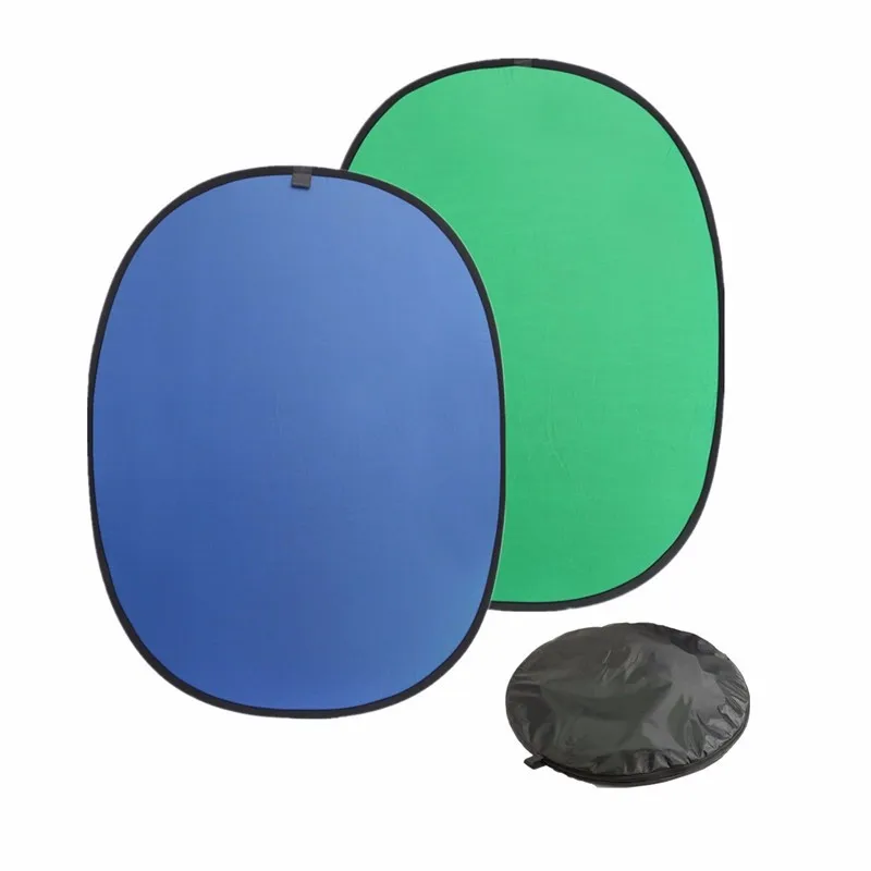 59"x82.6" collapsible reflector Green/Blue Popup Backdrop Reversible Collapsible Studio Screen Cloth Background Oval Reflector
59"x82.6" collapsible reflector Green/Blue Popup Backdrop Reversible Collapsible Studio Screen Cloth Background Oval Reflector