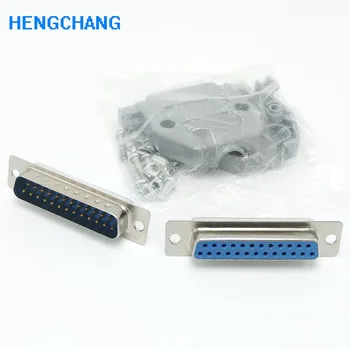 Free shipping D-SUB DB25 25pins Male and Female with shell Solder Type Welding Connector DIY 10pcs/lot
Free shipping D-SUB DB25 25pins Male and Female with shell Solder Type Welding Connector DIY 10pcs/lot