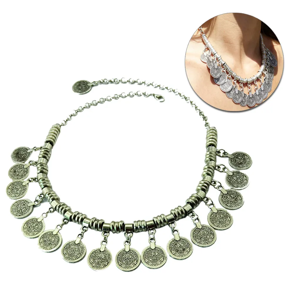 Women Stylish Pretty Boho Fashion Ethnic Statement Bib Pendant Collar Choker Coin Necklace @M23
Women Stylish Pretty Boho Fashion Ethnic Statement Bib Pendant Collar Choker Coin Necklace @M23