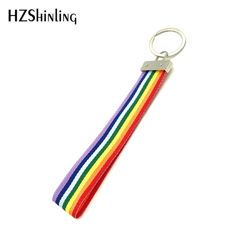 Ribbon 2018 New Rainbow Nylon Key Fob Purple Blue White Green Yellow Orange Red Line Wristlet Key Ring Silver Keyholder Teachers
Ribbon 2018 New Rainbow Nylon Key Fob Purple Blue White Green Yellow Orange Red Line Wristlet Key Ring Silver Keyholder Teachers