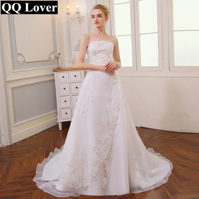 QQ Lover 2019 Cheap Vintage Long Train Wedding Dress Robe de Mariee Sirene Plus Size Bridal Dress Free Shipping Vestido De Noiva
QQ Lover 2019 Cheap Vintage Long Train Wedding Dress Robe de Mariee Sirene Plus Size Bridal Dress Free Shipping Vestido De Noiva