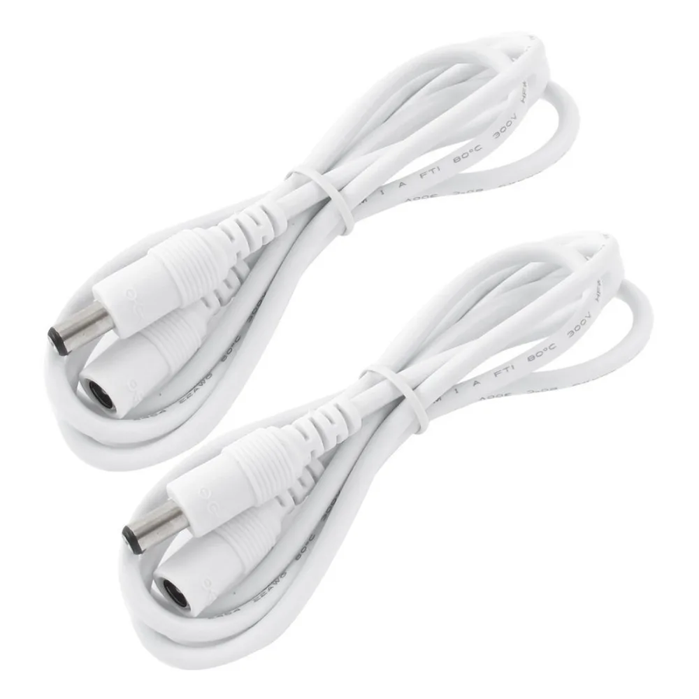 2pcs 2.5m/8.2ft DC 12V DC 0-36V Extension Cable 2.1mm x 5.5mm DC Plug Adapter Male to Female Power Cord for Car Monitor
2pcs 2.5m/8.2ft DC 12V DC 0-36V Extension Cable 2.1mm x 5.5mm DC Plug Adapter Male to Female Power Cord for Car Monitor