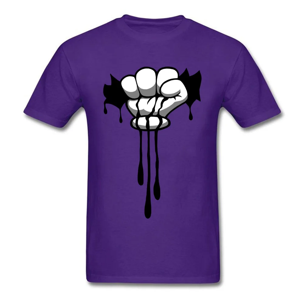 Cash In Hand Cotton Fabric Men's Short Sleeve Tees Leisure Summer T Shirt 3D Printed Top T-shirts Rife Crewneck Cash In Hand purple