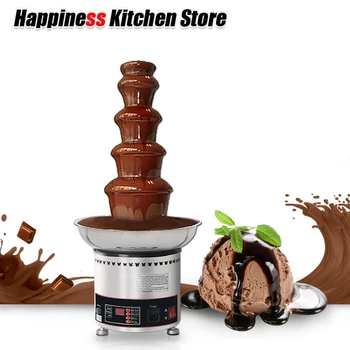 New Arrival 5 Layers Chocolate Fountains Waterfall Maker Wedding Party Decoration Commercial Chocolate Tempering Machine
New Arrival 5 Layers Chocolate Fountains Waterfall Maker Wedding Party Decoration Commercial Chocolate Tempering Machine