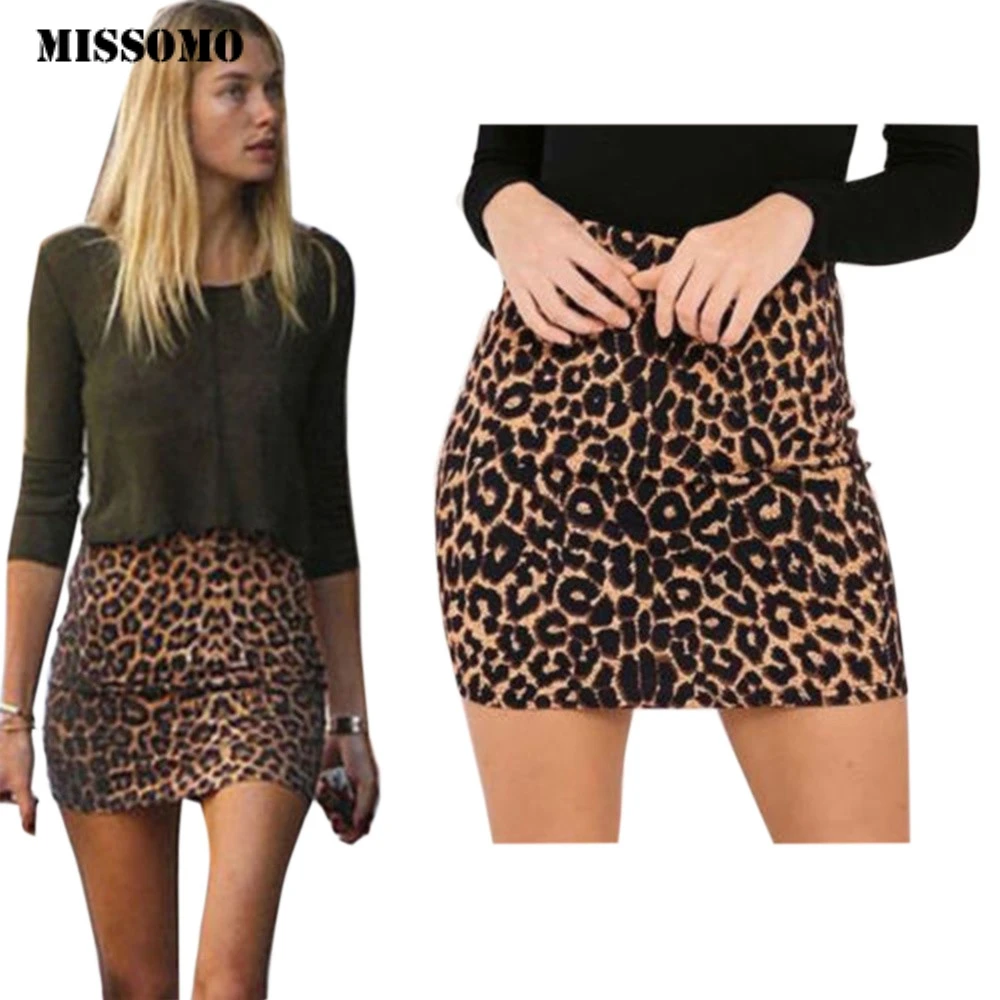 MISSOMO Skirt Women Leopard Skirt High Waist skirt Sexy Pencil Bodycon Hip Mini Skirt rock damen streetwear fashion femme 2019
MISSOMO Skirt Women Leopard Skirt High Waist skirt Sexy Pencil Bodycon Hip Mini Skirt rock damen streetwear fashion femme 2019