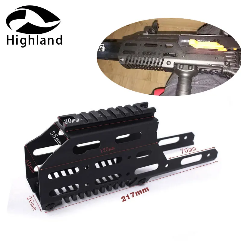 Hunting Airsoft LeHui KRISS VECTOR V2 Drop In Free Float handguard Sight Scope Mount with 20mm Top Picatinny Rail
Hunting Airsoft LeHui KRISS VECTOR V2 Drop In Free Float handguard Sight Scope Mount with 20mm Top Picatinny Rail