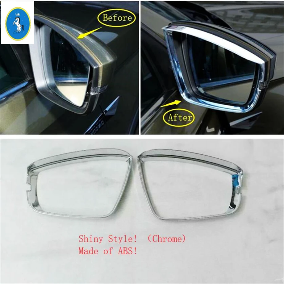 Yimaautotrims Auto Accessory Rearview Mirror Rain Eyebrow Weatherstrip Frame Cover Trim Fit For Skoda Kodiaq 2017 2018 2019 ABS
Yimaautotrims Auto Accessory Rearview Mirror Rain Eyebrow Weatherstrip Frame Cover Trim Fit For Skoda Kodiaq 2017 2018 2019 ABS