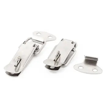2x Case Chest Spring Loaded Draw Lock stainless steel Toggle Latch Hasp Silver 
2x Case Chest Spring Loaded Draw Lock stainless steel Toggle Latch Hasp Silver