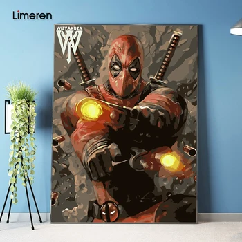 Picture On Wall Acrylic Deadpool Avenger oil Painting Drawing By Numbers Abstract Gift DIY Amazing Coloring By Numbers Canvas
Picture On Wall Acrylic Deadpool Avenger oil Painting Drawing By Numbers Abstract Gift DIY Amazing Coloring By Numbers Canvas