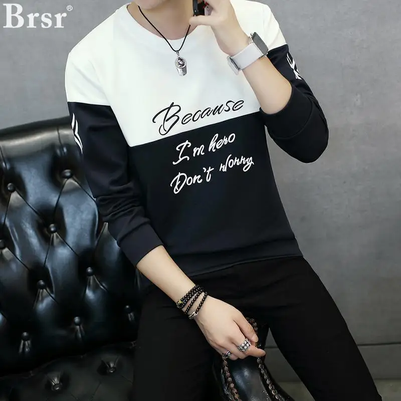 Brsr 2018 Hitz Letter Stamp Long Sleeve Shirt T-shirt Coat Shirt Korean Students Autumn Spring Autumn Hoodies
Brsr 2018 Hitz Letter Stamp Long Sleeve Shirt T-shirt Coat Shirt Korean Students Autumn Spring Autumn Hoodies
