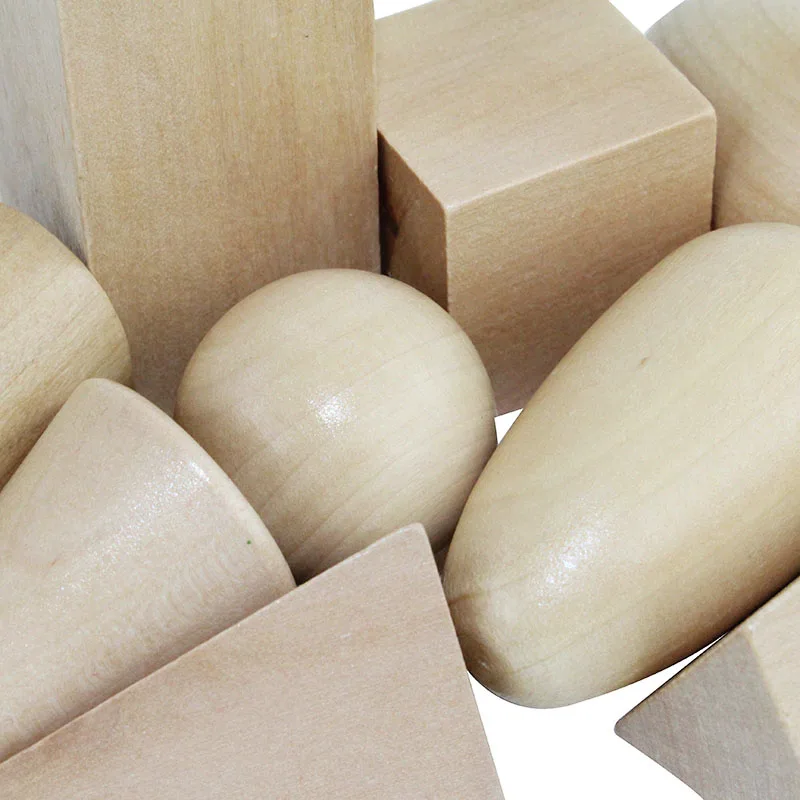 Geometric Wooden Blocks