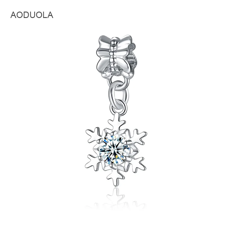 AODUOLA CHARM Silver Snowflake Pendant Necklace Bracelet DIY accessories 925 sterling silver jewelry
AODUOLA CHARM Silver Snowflake Pendant Necklace Bracelet DIY accessories 925 sterling silver jewelry