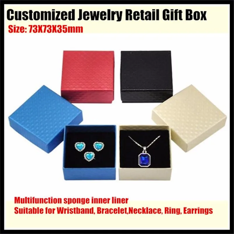 500sets!Customized Jewelry Retail Box (Paperboard Gift Boxes+sponge liner) for Bracelet,Necklace,Ring,Earrings Packaging&Display
500sets!Customized Jewelry Retail Box (Paperboard Gift Boxes+sponge liner) for Bracelet,Necklace,Ring,Earrings Packaging&Display