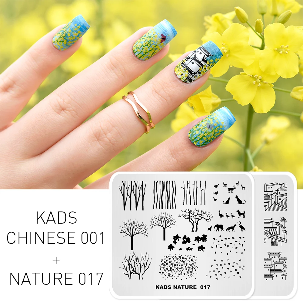 For Spring Nail Stamping Plates Building & Flower Image Nail Art Template Stamp Plate 46 Design choices Stamper
For Spring Nail Stamping Plates Building & Flower Image Nail Art Template Stamp Plate 46 Design choices Stamper