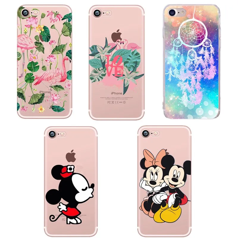 Transparent Mickey For iphone 5 5S SE Coque Minnie Couple Protective Back Cover Case For iphone 6 6S 7 8 plus X Accessories
Transparent Mickey For iphone 5 5S SE Coque Minnie Couple Protective Back Cover Case For iphone 6 6S 7 8 plus X Accessories