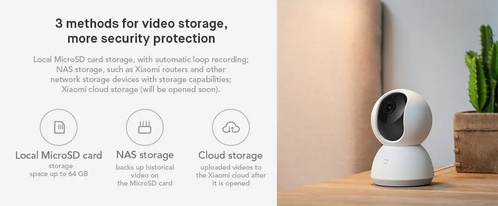 Original Xiaomi MiJia 1080P 360 Degrees Home Panoramic WiFi IP Camera