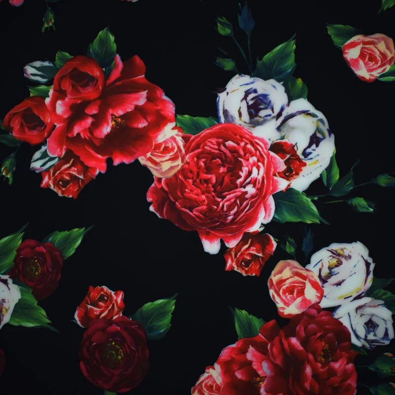 2018 new Glamorous peony digital painting fine twill satin fabric for dress tissu au metre telas por metros tecido tela tissus
2018 new Glamorous peony digital painting fine twill satin fabric for dress tissu au metre telas por metros tecido tela tissus