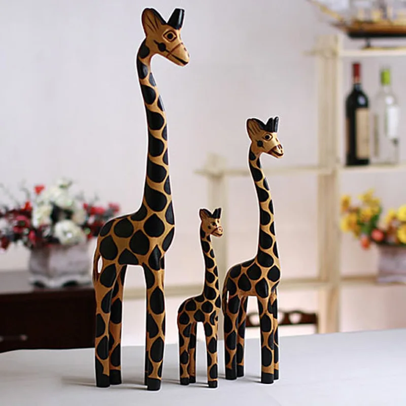Nordic craft gift hand-painted giraffe animal ornaments three-piece set can support wholesale
Nordic craft gift hand-painted giraffe animal ornaments three-piece set can support wholesale