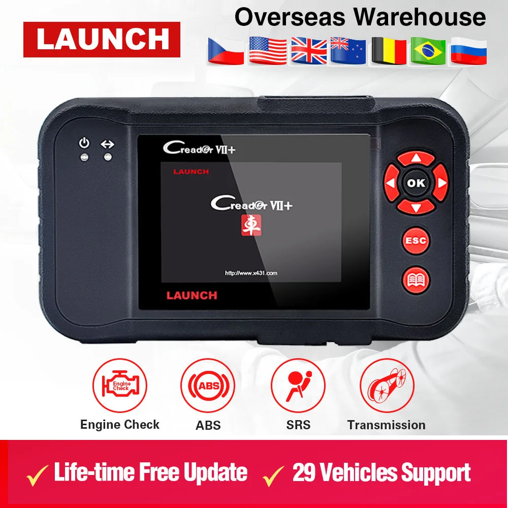 2019 Top selling Multi-brand cars 100% original Launch CreaderVII+ auto code reader scanner Update online
2019 Top selling Multi-brand cars 100% original Launch CreaderVII+ auto code reader scanner Update online