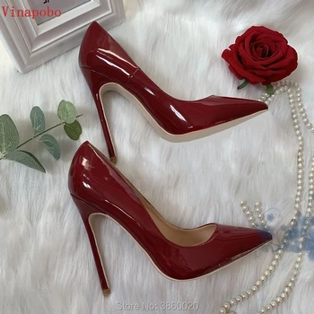 2019 HOT Sale Women Shoes Pointed Toe women Pumps Burgundy Patent Leather Dress High Heels Shoes Wedding Shoes Zapatos Mujer
2019 HOT Sale Women Shoes Pointed Toe women Pumps Burgundy Patent Leather Dress High Heels Shoes Wedding Shoes Zapatos Mujer