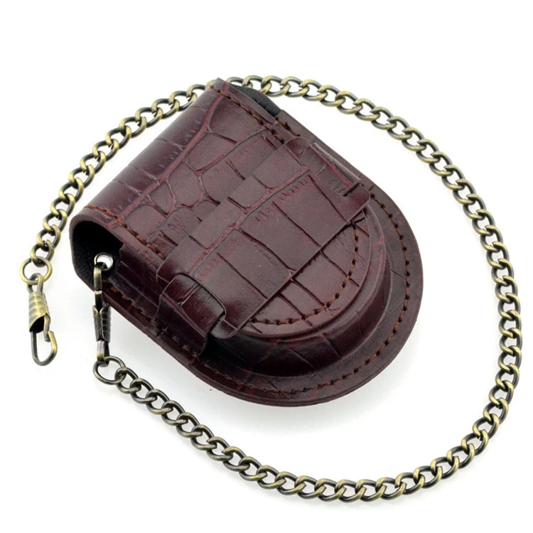 Brown Bamboo Pattern Vintage Pocket Watch Leather Case Bag Men Women Antique Gift Bag
Brown Bamboo Pattern Vintage Pocket Watch Leather Case Bag Men Women Antique Gift Bag