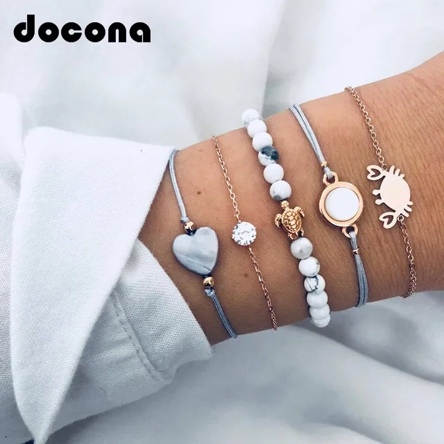 Docona Boho Crab Crystal Chain Anklets Green Heart Stone Adjustable Rope Turtle Beads Anklets Charming Foot Chain Anklet 6799
Docona Boho Crab Crystal Chain Anklets Green Heart Stone Adjustable Rope Turtle Beads Anklets Charming Foot Chain Anklet 6799