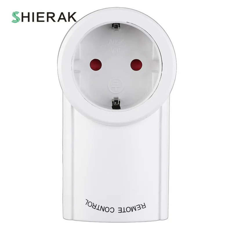 SHIERAK 1 Wireless Power Socket Outlet Remote Controlled Switch Socket EU Plug 10A 230V
SHIERAK 1 Wireless Power Socket Outlet Remote Controlled Switch Socket EU Plug 10A 230V