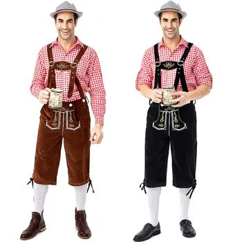 German traditional Pink Oktoberfest couple costumes European and American bar overalls Alpine costumes adult women
German traditional Pink Oktoberfest couple costumes European and American bar overalls Alpine costumes adult women