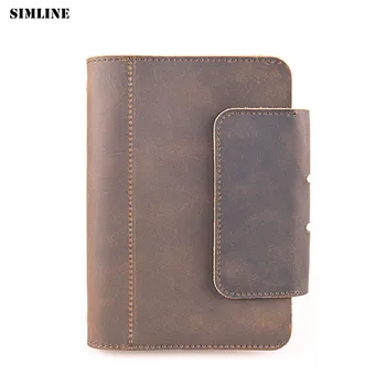 100% Genuine Leather Notebook Handmade Vintage Crazy Horse Cowhide Diary A6 Loose Leaf Traveler Notebooks Journal Sketchbook Men
100% Genuine Leather Notebook Handmade Vintage Crazy Horse Cowhide Diary A6 Loose Leaf Traveler Notebooks Journal Sketchbook Men