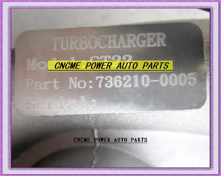 BEST TURBO GT22 736210-5005 736210-0005 36210 Wind Cooled Oil Cooled Turbocharger For JMC Pickup JX493 Truck pickup Gonow JX493ZQ 93HP (1)