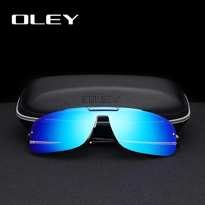 OLEY Brand Frameless Polarized Sunglasses Men HD Siamese Fashion Lenses Women Sun Glasses Summer Anti-glare UV400 Goggles
OLEY Brand Frameless Polarized Sunglasses Men HD Siamese Fashion Lenses Women Sun Glasses Summer Anti-glare UV400 Goggles