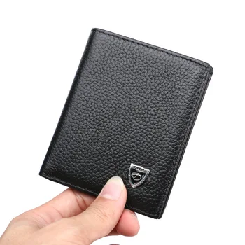 DKER Soft Genuine Leather Men Wallets Vertical Slim 2 Fold Open Casual Black Coffee Colors Photo Bit ID Credit Card Holder Purse
DKER Soft Genuine Leather Men Wallets Vertical Slim 2 Fold Open Casual Black Coffee Colors Photo Bit ID Credit Card Holder Purse