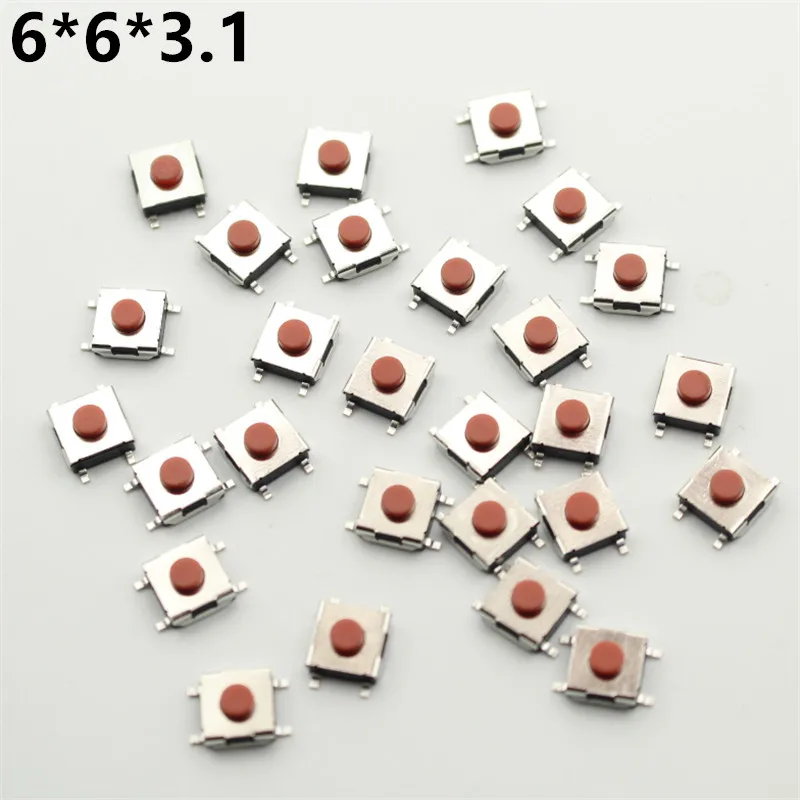 FLYBETTTER 6*6*3.1MM Micro Button Switch Tactile Push Button Car Key Switch Button For VW Remote Key G126
FLYBETTTER 6*6*3.1MM Micro Button Switch Tactile Push Button Car Key Switch Button For VW Remote Key G126