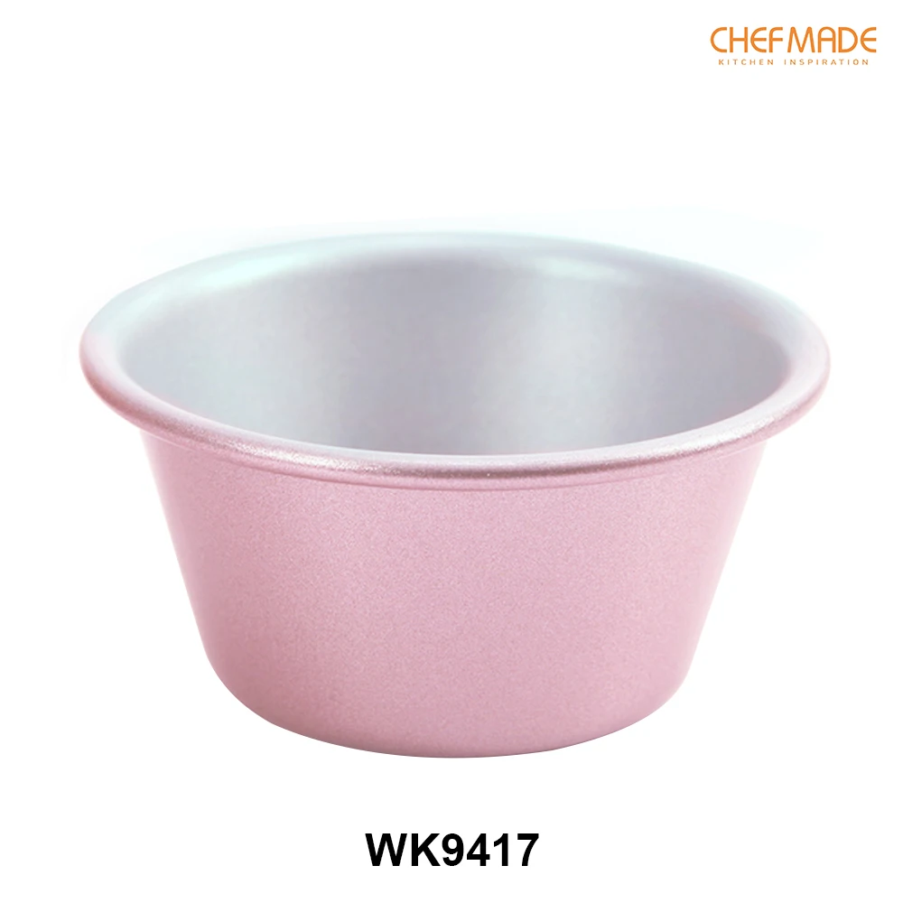 CHEFMADE Pudding Cake Mold ,2-Inch Non-Stick Pudding Jelly Anodized Cake Pan ,FDA Approved For Kitchen Oven Baking
CHEFMADE Pudding Cake Mold ,2-Inch Non-Stick Pudding Jelly Anodized Cake Pan ,FDA Approved For Kitchen Oven Baking
