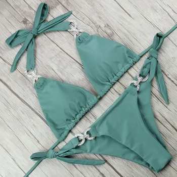 Bikini Set Swimwear Women Swimsuit Sexy Rhinestone Crystal 2018 Brazilian Bikini Female Bathing Suit Bandage Swimming Suit
Bikini Set Swimwear Women Swimsuit Sexy Rhinestone Crystal 2018 Brazilian Bikini Female Bathing Suit Bandage Swimming Suit