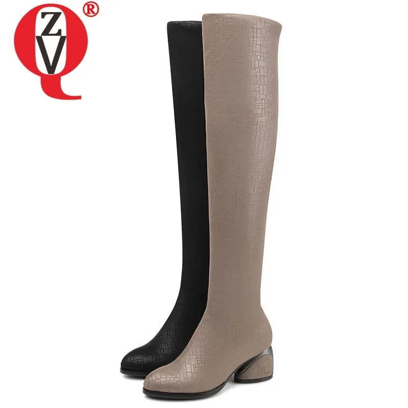 ZVQ shoes woman 2019 winter new plush warm fashion round toe flock high boots outside high heels slip-on ladies shoes size 33-39
ZVQ shoes woman 2019 winter new plush warm fashion round toe flock high boots outside high heels slip-on ladies shoes size 33-39