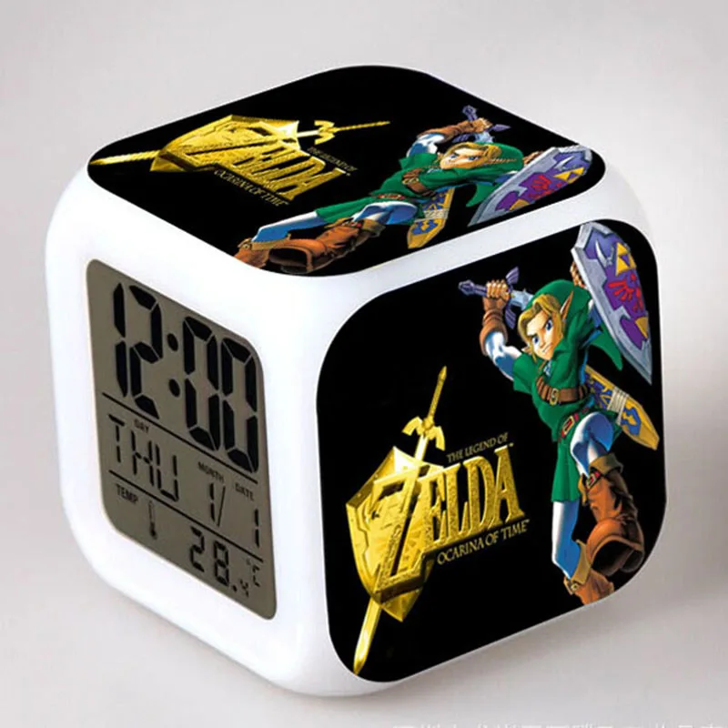 The Legend of Zelda Luminous Alarm Clock Watch Plastic Toy For Kids LED Digital Alarm Clock reloj despertador infantil
The Legend of Zelda Luminous Alarm Clock Watch Plastic Toy For Kids LED Digital Alarm Clock reloj despertador infantil
