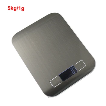 5kg/1g Electronic Digital Kitchen Scale Libra Stainless Steel Grams Scale 5000g Weight Balance
5kg/1g Electronic Digital Kitchen Scale Libra Stainless Steel Grams Scale 5000g Weight Balance