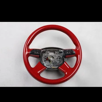 For Audi A6L 12-18/A8L 11-17 2PCS ABS Red Car Interior Steering Wheel Cover Trims Stickers Accessories Car Styling Moldings
For Audi A6L 12-18/A8L 11-17 2PCS ABS Red Car Interior Steering Wheel Cover Trims Stickers Accessories Car Styling Moldings
