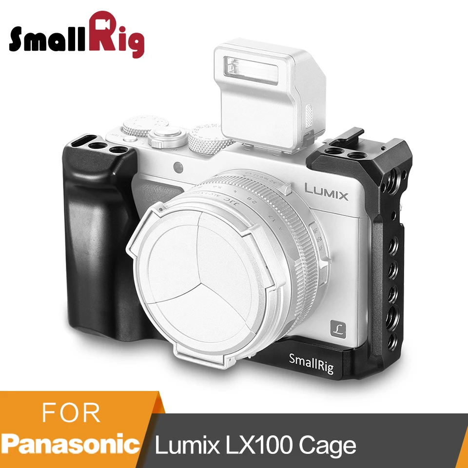 SmallRig LX100 Cage for Panasonic Lumix LX100 Camera Cage To Mount Tripod Quick Release Protective Cage With Nato Rail -2198
SmallRig LX100 Cage for Panasonic Lumix LX100 Camera Cage To Mount Tripod Quick Release Protective Cage With Nato Rail -2198