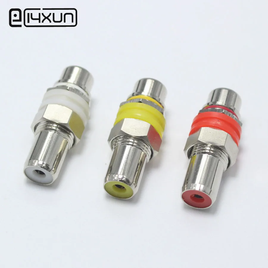 1pcs RCA Female to Female Plug jack AV Audio Video Extension Cord Connector for Contact to RCA Male Plug Cable
1pcs RCA Female to Female Plug jack AV Audio Video Extension Cord Connector for Contact to RCA Male Plug Cable